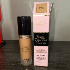 Too Faced Tan Foundation Liquid Makeup Warm Sand 1 FL OZ
